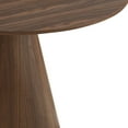thumbnail image 6 of Kevinplus 47.24'' Round Modern Style MDF Wood Dining Table in Walnut Suitable for Kitchen, Living Room, Cafe, Milk Tea Shop, 6 of 9