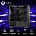 thumbnail image 3 of Ningmei Gaming Desktop PC, AMD Ryzen 5 5600GT, AMD Radeon Vega 7 Graphics, 16GB DDR4 RAM, 512GB SSD, 6 RGB Fans, 550W PSU, Win11, Wifi, 3 of 7