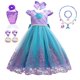thumbnail image 1 of Disfraz de sirena para niñas, regalo de cumpleaños para niños, vestido de princesa, Purim, vacaciones, Ariel, ropa de fiesta para carnaval, 3-10T Fivean unisex, 1 of 2