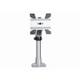 thumbnail image 2 of StarTech.com Desk Mount Monitor Arm, VESA or Apple iMac/Thunderbolt Display up to 14kg, Articulating Height Adjustable Single Desktop Monitor Pole Mount, Desk Clamp or Grommet, Silver - Small Footprint Design (ARMPIVOTB2) - Mounting kit - adjustable arm - for monitor - steel - screen size: 49" - desk-mountable - TAA Compliant, 2 of 12