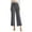 Grey, variant on OSOLU Women Solid Color Wide Leg Pants High Waist Straight Vertical Vertical Stretch Modern Dance Training Pants Classical Dance Pants Yoga Pants Trousers Fashionable Classic Leisure Bottoms