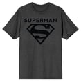 thumbnail image 7 of Superman Logo Men's Athletic Heather Gray T-Shirt-XXL, 7 of 7