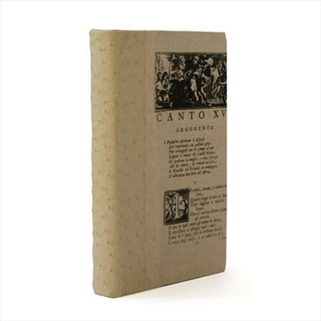 

Deco Home Single Ostrich Faux White Book