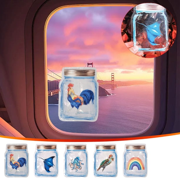 LADIGASU Sun Suncatcher Window Film Pvc Window Film Rebajas Hoy Liquidación 1X Adhesivo de Pvc para Ventana