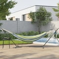 thumbnail image 5 of Belleze 10ft Double Hammock Stand with Carrying Bag, Portable Set, Oasis, 5 of 7