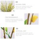 thumbnail image 5 of Simulación de rama de flor artificial, flores de camelia falsas decorativas flexibles para arreglos, proyectos artesanales, amarillo, 5 of 5