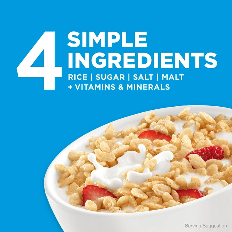 3 pack) Kellogg's Rice Krispies Original Breakfast Cereal, 8