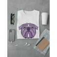 thumbnail image 3 of Purple Head Of A Dog T-Shirt Men -Image by Shutterstock, Male Small, 3 of 4