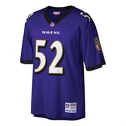 Mens Mitchell & Ness Ray Lewis Purple Baltimore Ravens Big & Tall 2000 Retired Player Replica Jersey