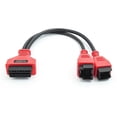 thumbnail image 1 of 12+8 Pin Cable Adapter Connector For MS906S/908S Scanner Main Test Cable 12+8 Pin Programming Cable Reddish black, 1 of 5