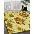 thumbnail image 3 of Ahgly Company Machine Washable Indoor Round Transitional Sedona Brown Area Rugs, 5' Round, 3 of 7