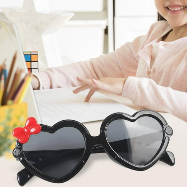 Gafas de Heart accesorios para mujer proteccion para gafas gafas pequenas de moda para mujer disfraces regalos de fiesta para ninas Negro Yinane Los anteojos Walmart en linea