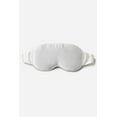 thumbnail image 2 of Fishers Finery 25 Momme 100% Organic Mulberry Silk Hypoallergenic Contour Eye Mask - Skin Friendly (Natural White - Undyed), 2 of 5