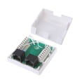 thumbnail image 4 of YIEMEEN 2 Port Cat5e RJ45 8P8C Keystone Jacks, Ethernet Wall Jack Punch Down Connector, 4 of 7