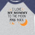 thumbnail image 4 of Inktastic I Love My Mommy to the Moon and Back Boys or Girls Baby Bodysuit, 4 of 5