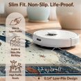 thumbnail image 6 of Design&I 4'x6' Washable Area Rug Ocean Door Octopus Vintage Nautical Marine Creature Decorations for Reading Nook, Bedroom, Pet Friendly & Non-Slip Built-In Grip, 6 of 7