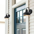 thumbnail image 3 of GOALPLUS Black Gooseneck Lights for Farmhouse, 2 Pack Outdoor Barn Light Fixture, 7in. Small Exterior Wall Sconce for Porch, Garage, Patio, 3 of 9