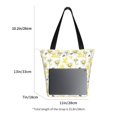 thumbnail image 3 of Salouo Sweet Honey for Shoppers Tote for Women Foldable Handbags with Big Capacity Casual One-Shoulder Shopping Bag Hobo Bags Fit for Office/Shopping/Park, 3 of 6