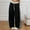 Black, variant on Womens Casual Pants Elastic Waist Wide Leg Drawstring Joggers Trousers Summer Beach Vacation Loose Loungewear Trousers with Pockets