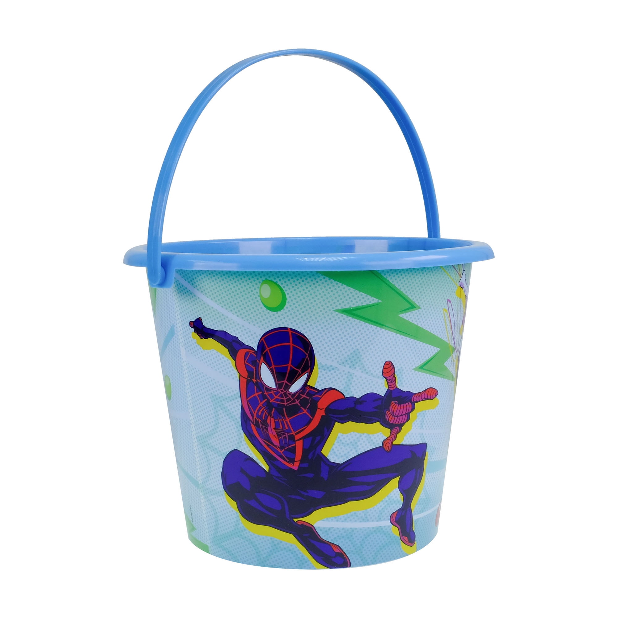 Spiderman Jumbo Plastic Easter Basket, Blue, by Ruz
