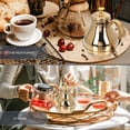 thumbnail image 4 of KAKOWELY Stainless Steel Tea Kettle Large Capacity Tea Pot Tea Pot Milk Tea Pot with Strainer,9.45"X6.89"X5.51", 4 of 5