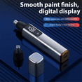 thumbnail image 5 of Nose Hair Trimmer for Men USB Rechargeable Ear Nose Hair Trimmer with LCD Display Professional Trimming Tool-B, 5 of 7