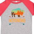 thumbnail image 4 of Inktastic Wyoming Vacation Buffalo Silhouette Boys or Girls Toddler T-Shirt, 4 of 5