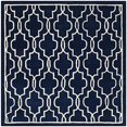 thumbnail image 2 of Safavieh Chatham Dark Blue Contemporary Rug - Square 5', 2 of 4