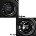 thumbnail image 4 of Xotic Tech Black Keyless Engine Ignition Switch Button Cap Cover Decoration for Lexus NX RX 2016+, 4 of 7