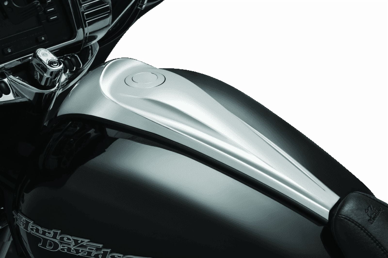 Kuryakyn 7178 Flush Mount Pop-Up Gas Cap - Chrome