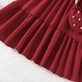 thumbnail image 7 of XXWXYD Girls Summer Dress Pearl Collar Boho Beach Tank Sundres𝗌 Casual Smoc𝗄ed 𝖳iered Maxi Vacation Holiday Dress, 7 of 7