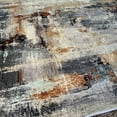 thumbnail image 2 of Brown Gray White Cozy Marble  Multicolor Abstract Soft Fluffy  7'6" x 10'3" Area Rug/ Carpet by Makymo, 2 of 6