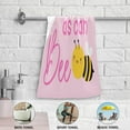 thumbnail image 5 of Sweet As Can Bee Kitchen Hand Towels, Cute Bee Couple Quotes Fingertip Bath Towels Ultra Soft and Absorbent, Decorative Face Towels Dish Washcloths, 2 PCS, 28.3"x 14.4", 5 of 5