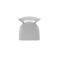 thumbnail image 3 of 410 Jackie 25" Swivel Counter Stool with Anodized Nickel Finish and Canter Folkstone Grey Seat, 3 of 4