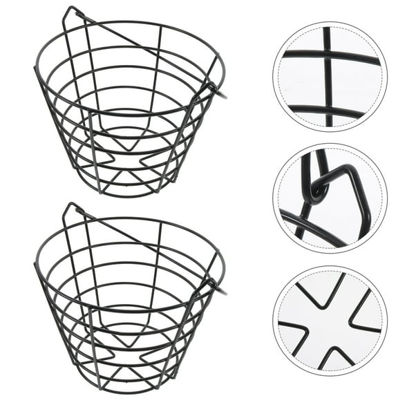 Soimiss 2Pack Basket Golf Ball Iron Random Color Golf Ball Range Basket Outdoor