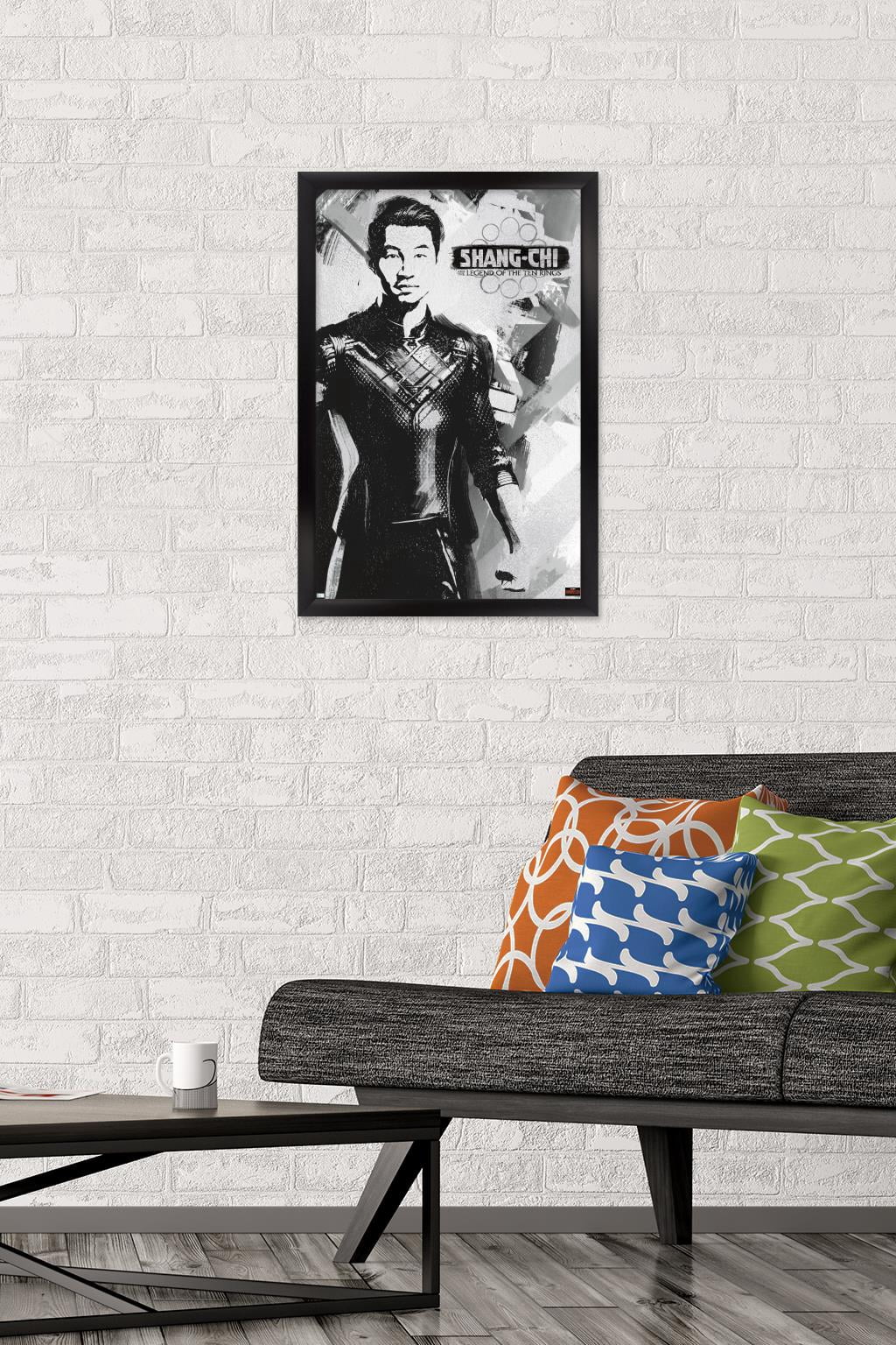 Marvel Shang-Chi and the Legend of the Ten Rings - Shang-Chi Wall Poster, 14.725" x 22.375", Framed