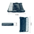 thumbnail image 3 of Moonet 2 Packs Car Seatbelt Covers Shoulder Pad for More Comfortable Driving, Universal Seat Belt Cover for Handbag Camera Backpack Straps, Soft Faux Sheepskin Wool Seat Belt Cushion (Dark Blue Grey), 3 of 7