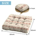 thumbnail image 4 of Dutch Velvet Meditation Floor Pillow 22 Inch, Boho Square Cushion for Yoga, Reading, and Lounging, 4 of 7