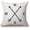 Sl286, variant on Magic Arrow Compass North South West East Decorative Throw Pillow Cover Case Cushion Home Living Room Bed Sofa Car Cotton Linen Square 18 x 18 Inches