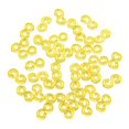thumbnail image 1 of Set For Making Unique Items 500 Pieces/set Rainbow S Shaped Rubber Band DIY Jewelry Accessories With Elastic Buckle To Secure Jewelry, Yellow, 1 of 8