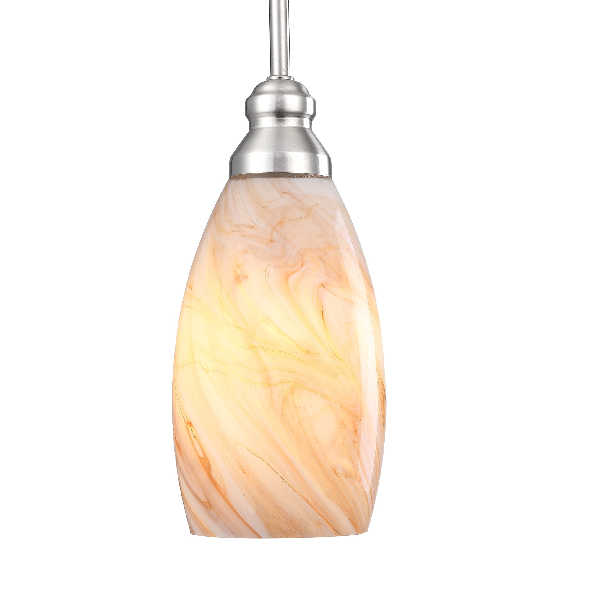 小物 Cha-A 7.64 in. Stone Blue Art Glass Glass Globe Pendant Shade for