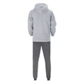 thumbnail image 4 of toraway Ensemble Décontracté pour Hommes 2 Pcs Tenues d'Été Grande Taille Veste à Capuche Zippée Automne Décontractée Extérieure Manches Longues Veste D\'entraînement Physique Jogging 2 Pce TG, 4 of 4