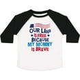 thumbnail image 3 of Inktastic Military Land is Free Mommy is Brave Boys or Girls Toddler T-Shirt, 3 of 5