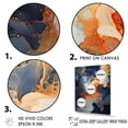 thumbnail image 3 of Designart "Aerial View Of Usa Art I" Usa Map Floater Framed Wall Art Living Room, 3 of 5