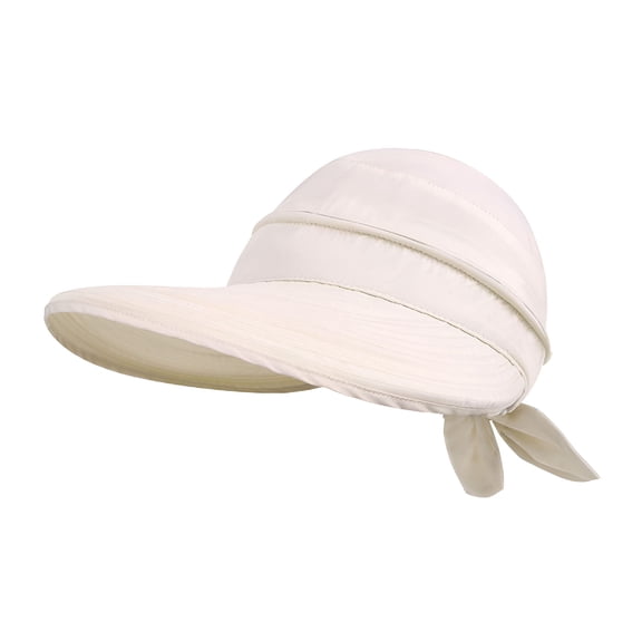 TELOLY Simplicity Hats for Women Upf 50  Uv Sun Protective Convertible Beach Visor Hat Womens Beach Hat
