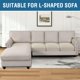 thumbnail image 4 of Funda de cojín H.VERSAILTEX Super Stretch para sofá, color natural, 4 of 9