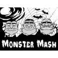 thumbnail image 2 of Prime, Marcus 32x25 Gold Ornate Wood Framed with Double Matting Museum Art Print Titled - Monster Mash 2, 2 of 4