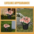 thumbnail image 5 of Gravesite Flower Holder Lotus Base Pot Small Flowerpot Decor Cemetery Decorations Stand Plastic 8 Pcs, 5 of 6