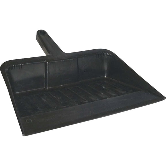 Heavy Duty Plastic Dust Pan, 12" Cequent Dustpans 480-7 098991003056