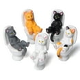 thumbnail image 6 of YIEMEEN Resin Cat on Toilet Landscaping Ornaments Cartoon Animal Figurine for Home Decorations Desktop Mini Garden Accessories, 6 of 11